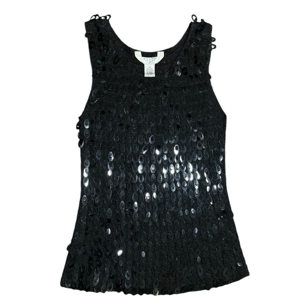 Outfit JPR crochet sequin top